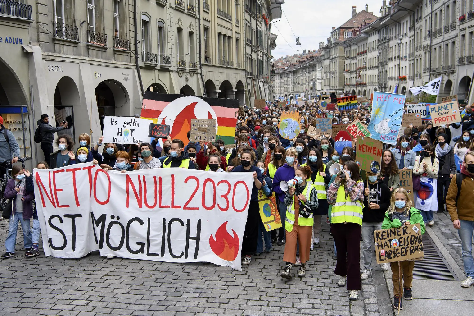 Klimastreik Bern, Quelle: Berner Zeitung